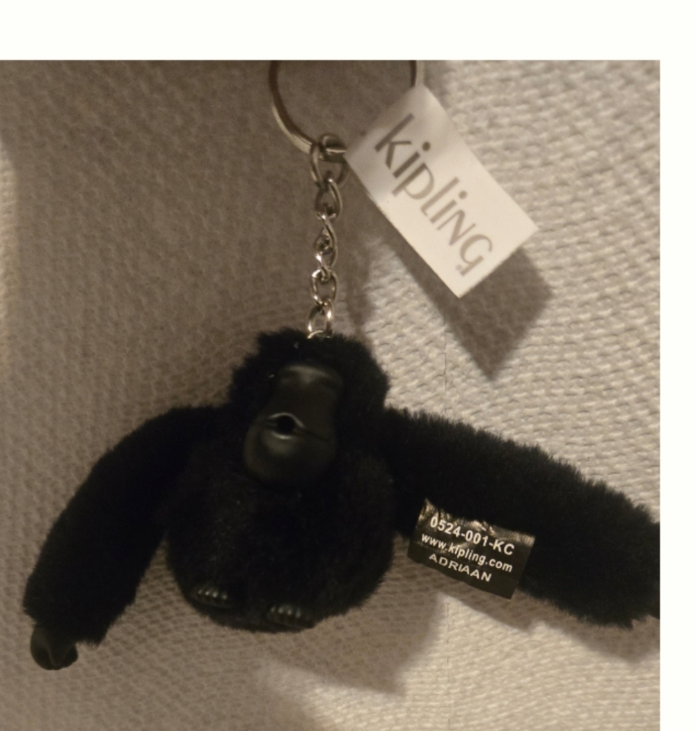 Kipling Plush Black Gorilla Keychain - Picture 4 of 9